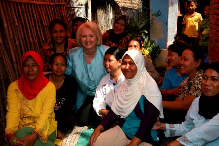 U.S. Ambassador Melanne Verveer visits USAID sponsored microfinance project (5784401353)