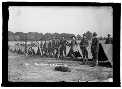 U.S. Army field camp, Ft. Myer, Va. (prior to 1915) LCCN2016851168