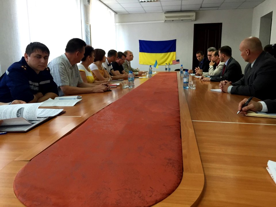 U.S. Ambassador to Ukraine Geoffrey Pyatt and U.S. Ambassador to the OSCE Daniel Baer Travel to Donetsk Oblast, July 30, 2015 (20071208659)
