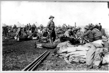 U.S. Army 1911 maneuvers in Texas- 17th Infantry in camp LCCN2003653477 photo