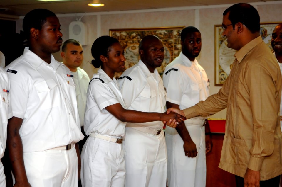 U.S. Ambassador to Guyana, President tour USS Kearsarge DVIDS128344