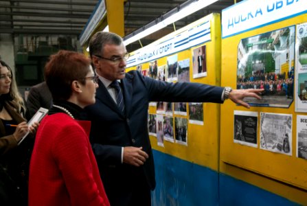 U.S. Ambassador Marie L. Yovanovitch travels to Kharkiv, Tour of Turboatom Generator Production Facility, September 22, 2016 (29523790293)