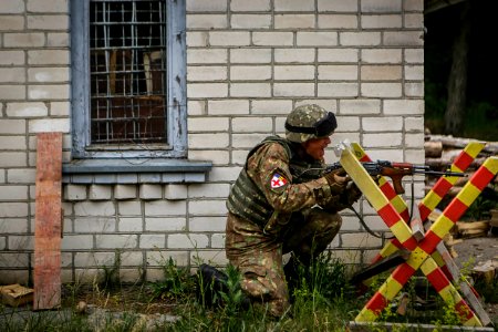 U.S. Marines, Romanian Marines rehearse combat assault drills during BALTOPS (27823575177)