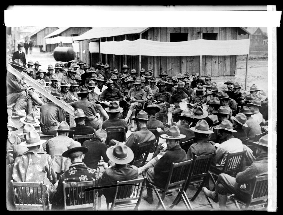 U.S. Army instruction in a cantonement LCCN2016826247
