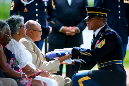U.S. Army Sgt. Willie Rowe Korea Repatriation at Arlington National Cemetery (36486654345) photo