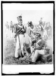 U.S. Army uniform, 1813-21, Artillery, (...) rifle, (...), cadets LCCN2016821262