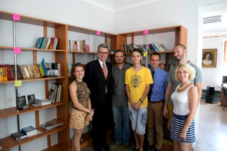 U.S. Ambassador to Ukraine Geoffrey Pyatt and U.S. Ambassador to the OSCE Daniel Baer Travel to Donetsk Oblast, July 30, 2015 (20171938925)