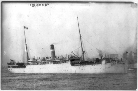 U.S. Army transport BUFORD, the Soviet Ark, used to deport aliens to Russia, Dec. 21, 1919 - broadside view LCCN2001704475