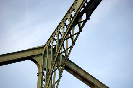 Steel bridge architecture photo