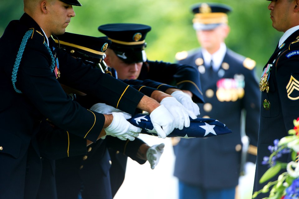 U.S. Army Sgt. Willie Rowe Korea Repatriation at Arlington National Cemetery (36440414166)