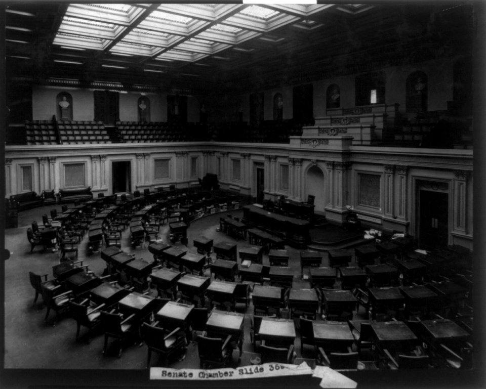 U.S. Capitol interiors- Senate chamber LCCN2005692156
