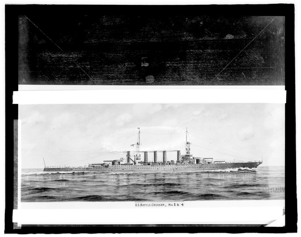 U.S. Battlecruiser 1 to 4 LCCN2016826021