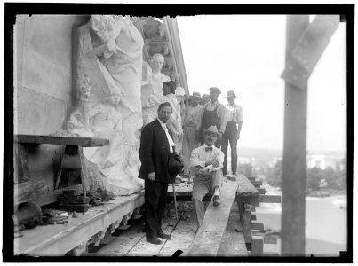 U.S. Capitol pediment, House of Representatives wing, Washington, D.C. LCCN2016866196