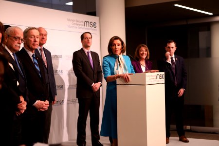 U.S. Congressional Delegation gives Press Conference at Munich Security Conference 2020 (49556709698)