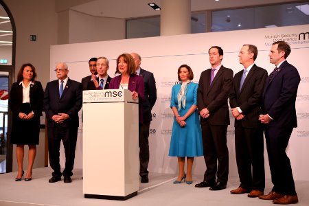 U.S. Congressional Delegation gives Press Conference at Munich Security Conference 2020 (49557445277)