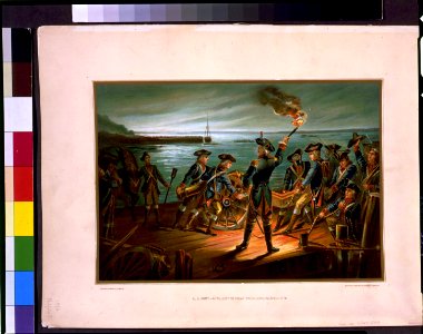U.S. Army-Artillery retreat from Long Island-1776 LCCN95507855