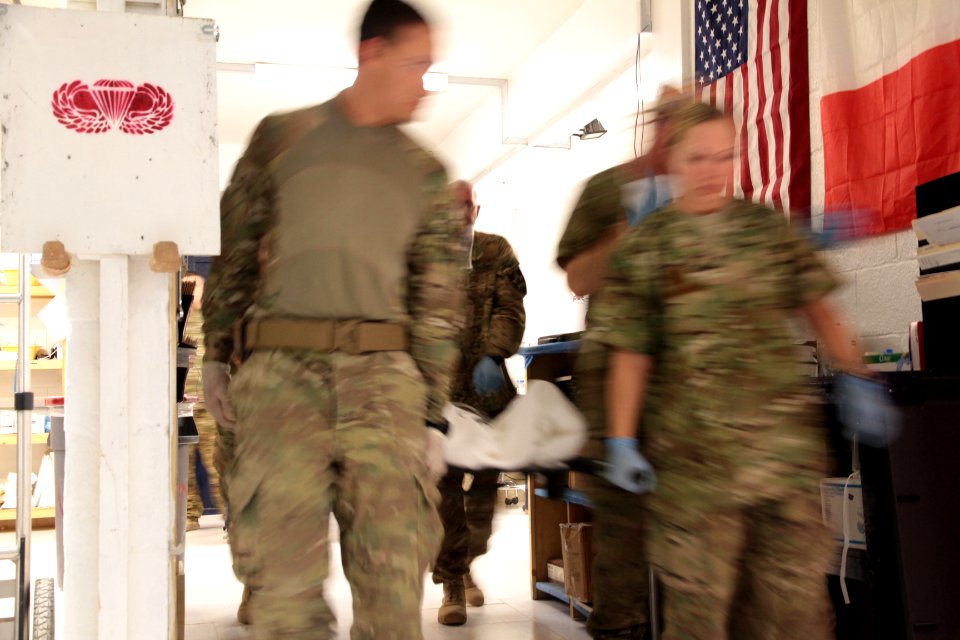 U.S. coalition forces treat Afghan National policeman at FOB Farah 121120-N-IE116-412