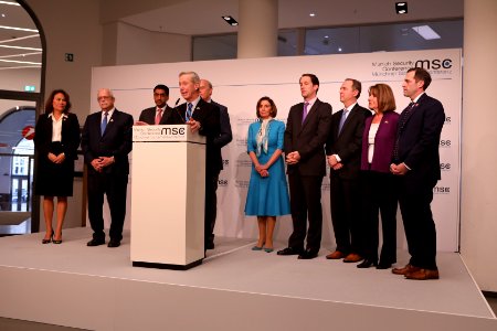 U.S. Congressional Delegation gives Press Conference at Munich Security Conference 2020 (49556712483)