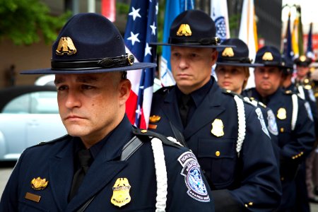 U.S. Customers & Border Protection Blue Mass Police Week