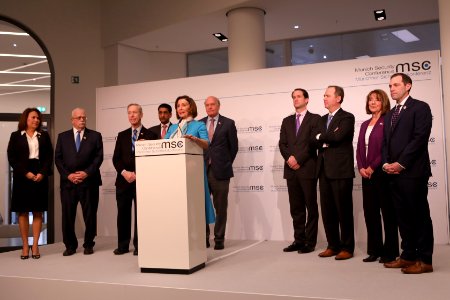 U.S. Congressional Delegation gives Press Conference at Munich Security Conference 2020 (49557209476)