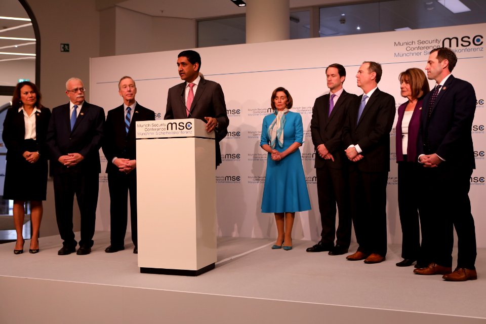 U.S. Congressional Delegation gives Press Conference at Munich Security Conference 2020 (49557443962)