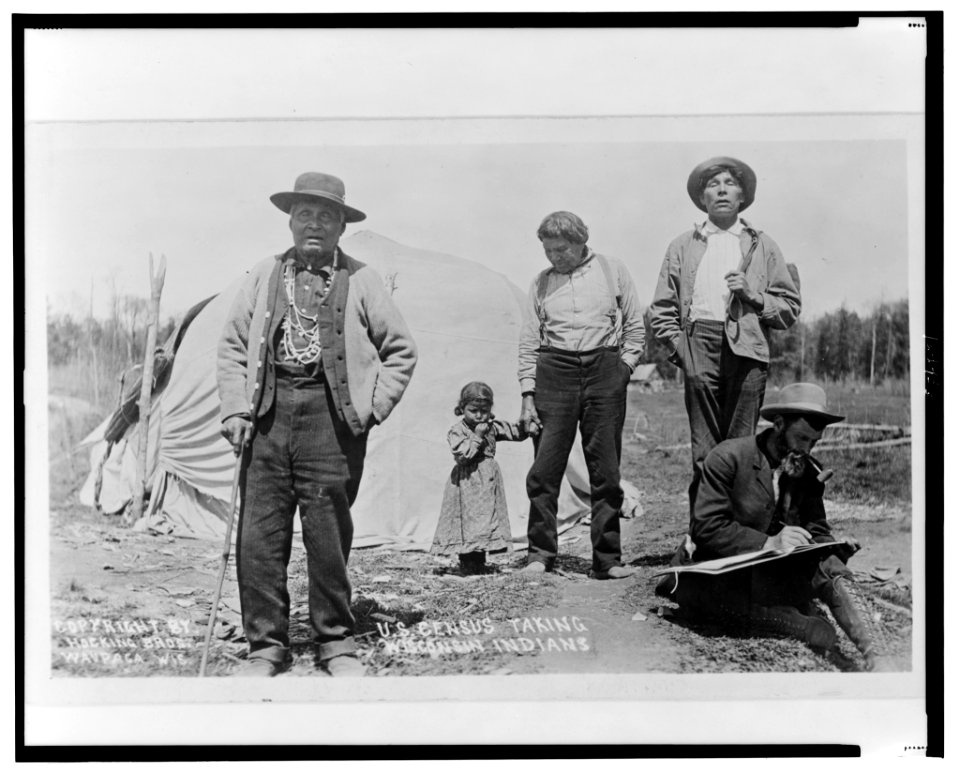 U.S. Census taking-Wisconsin Indians LCCN99472512