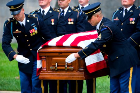 U.S. Army Sgt. Willie Rowe Korea Repatriation at Arlington National Cemetery (36486510335)