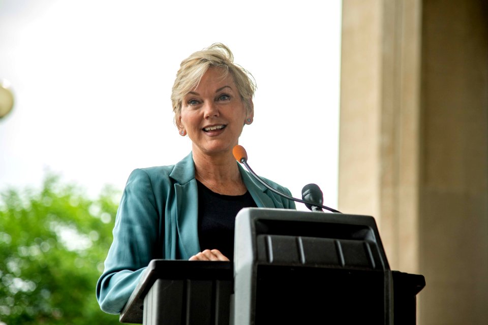 U.S. Department of Energy Secretary J. Granholm at the PRIDE Month LGBTQ+ Flag Raising on June 1, 2021 - DSP 6958