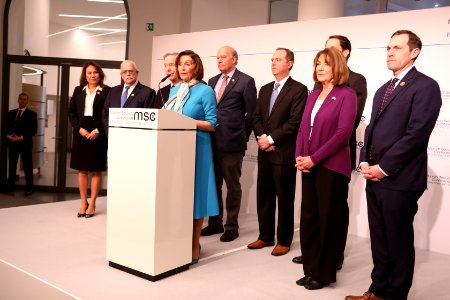 U.S. Congressional Delegation gives Press Conference at Munich Security Conference 2020 (49556714408)