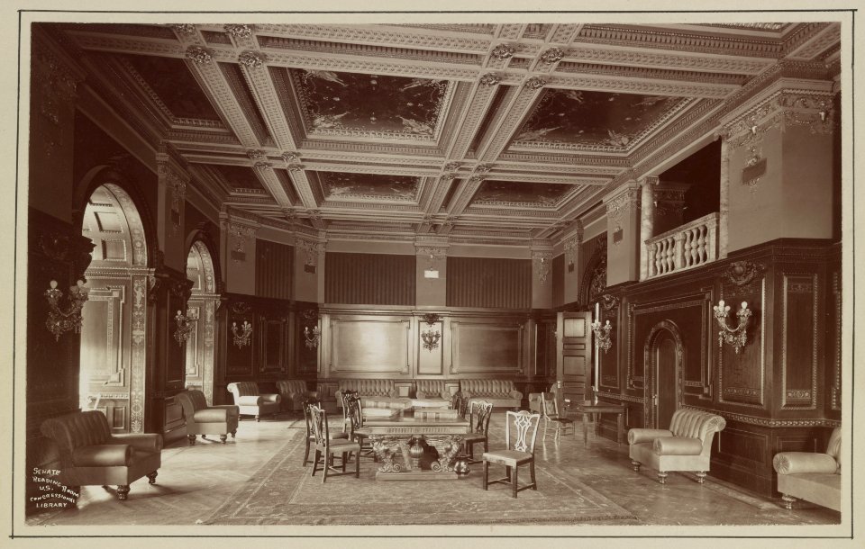 U.S. Congressional Library. Senate reading room LCCN2013646326