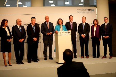 U.S. Congressional Delegation gives Press Conference at Munich Security Conference 2020 (49556708998)