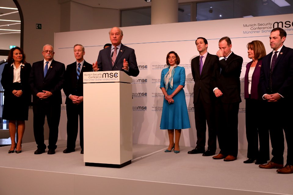 U.S. Congressional Delegation gives Press Conference at Munich Security Conference 2020 (49557444217)
