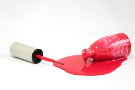 Fell down screw cap overturned