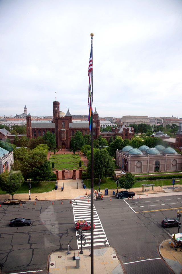 U.S. Department of Energy PRIDE Month LGBTQ+ Flag Raising on June 1, 2021 - DOE9821