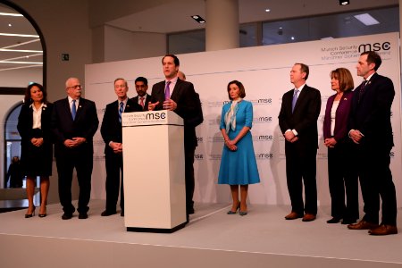 U.S. Congressional Delegation gives Press Conference at Munich Security Conference 2020 (49556711923)
