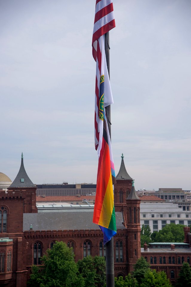U.S. Department of Energy PRIDE Month LGBTQ+ Flag Raising on June 1, 2021 - DOE9836