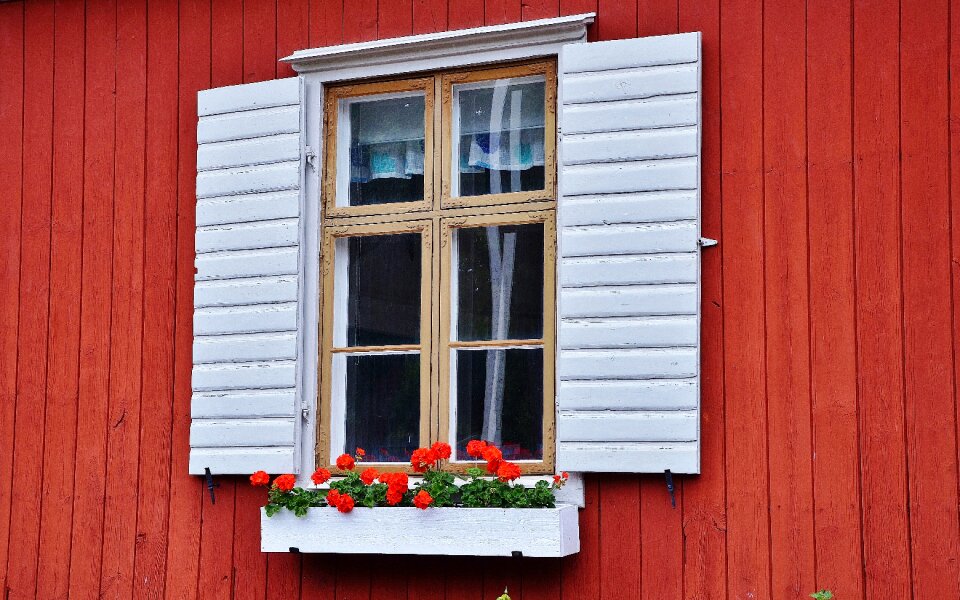 Window wood glass photo