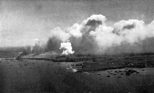 U.S. forces land on Emirau, 20 March 1944