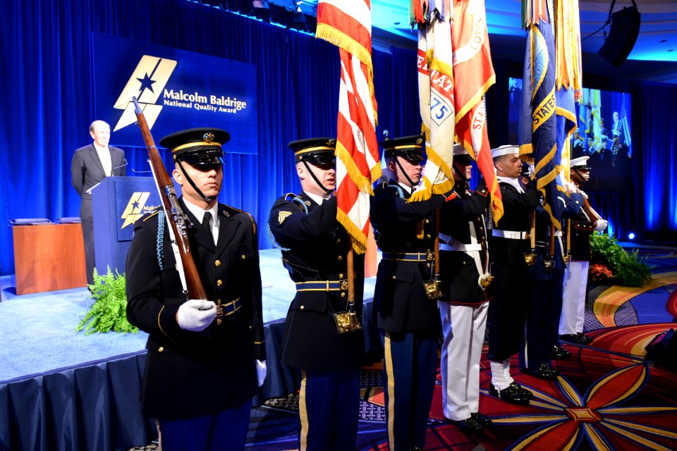 U.S. Joint Service Color Guard, 2013 Baldrige Award Ceremony, April 6, 2014 (14074020015)