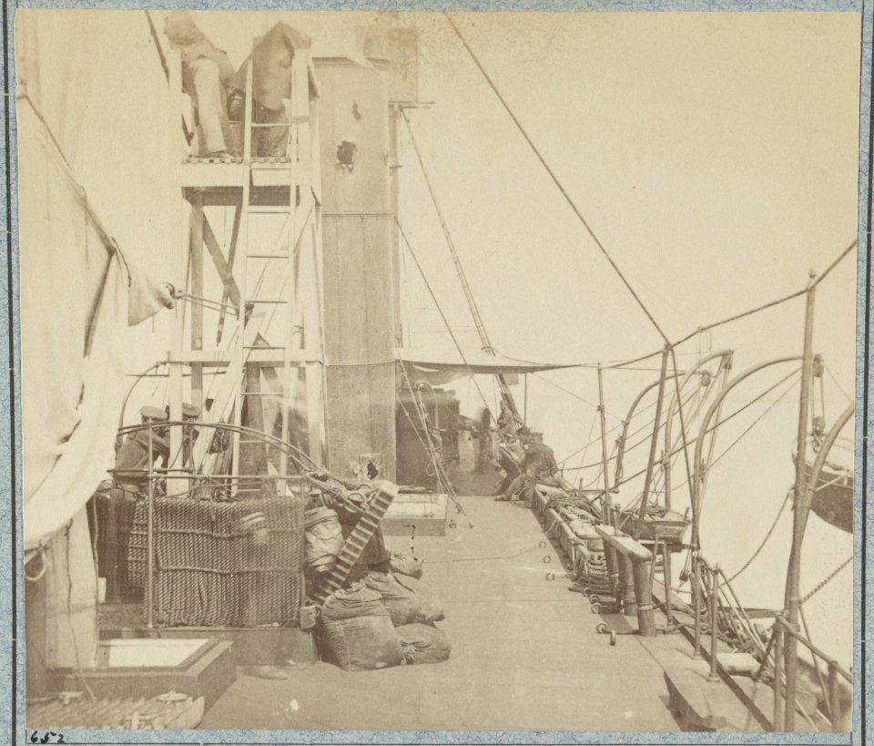U.S. iron clad Galena, after her attack on Fort Darling, James River, Va LCCN2008680442