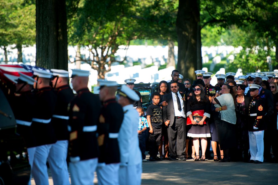 U.S. Marine Corps Sgt. Julian Kevianne Funeral at Arlington National Cemetery (36308030316)