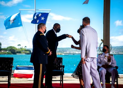 U.S. INDO-PACIFIC COMMAND CHANGE OF COMMAND CEREMONY 210430-N-XC372-1402