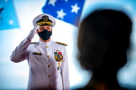 U.S. INDO-PACIFIC COMMAND CHANGE OF COMMAND CEREMONY 210430-N-XC372-2058