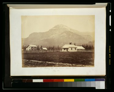 U.S. military post, lower Cascades, Columbia River, May 1860 LCCN2003663143