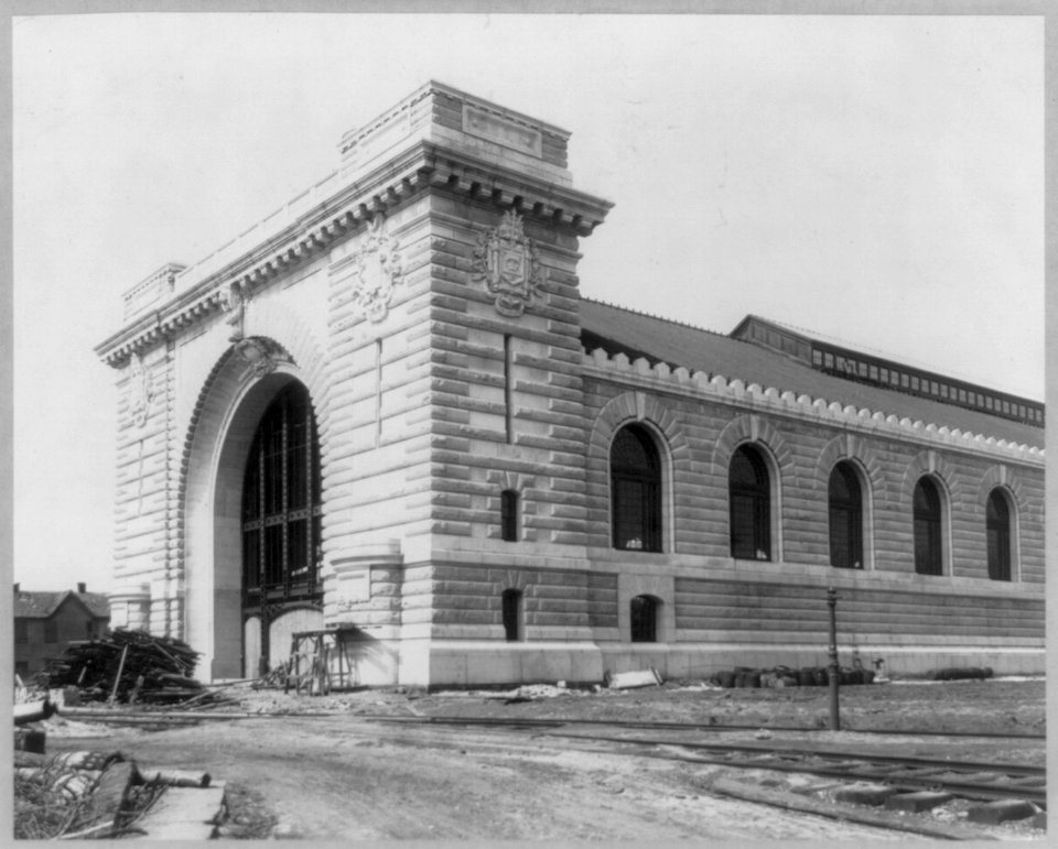 U.S. Naval Academy, Annapolis (Md.)- New armory - under construction LCCN2005693127