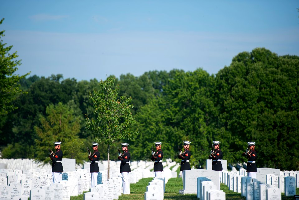 U.S. Marine Corps Sgt. Julian Kevianne Funeral at Arlington National Cemetery (35544193853)