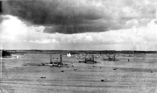 U.S. Naval Academy practice cruise, 1911 - NH 85736