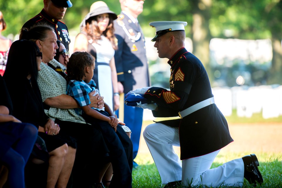 U.S. Marine Corps Sgt. Julian Kevianne Funeral at Arlington National Cemetery (35955667690)