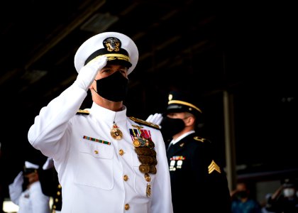 U.S. INDO-PACIFIC COMMAND CHANGE OF COMMAND CEREMONY 210430-N-XC372-1120