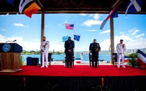 U.S. INDO-PACIFIC COMMAND CHANGE OF COMMAND CEREMONY 210430-N-XC372-1486